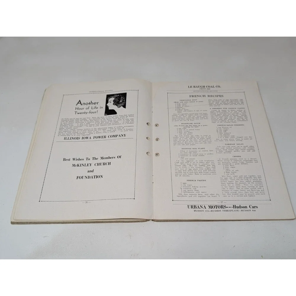 Mckinley Foundation University of Illinois Yearbook Vintage‎ Antique 1938 Church
